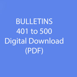 Bulletins 401-500 as Downloadable file