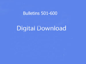 Bulletins 501-600 as Downloadable PDF files