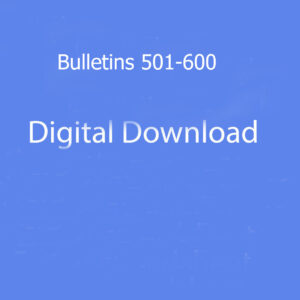 Bulletins 501-600 as Downloadable PDF files