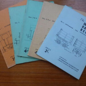 Industrial Railway Record Issues 1 to 34 - Used / Back numbers (Vols 1-3)