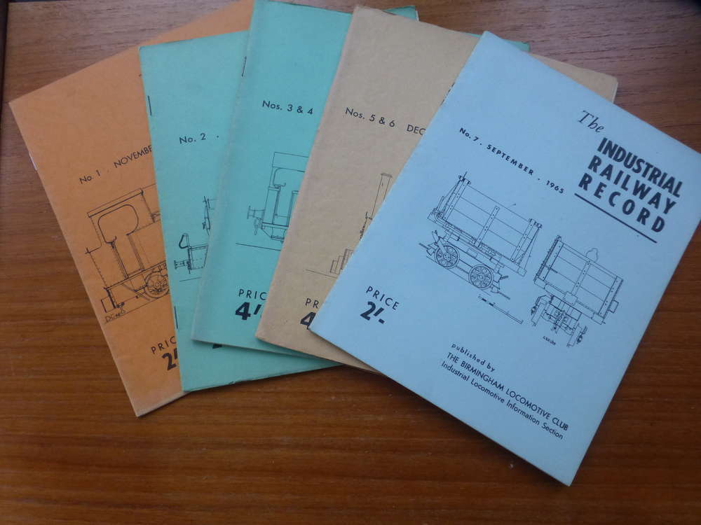 Industrial Railway Record Issues 1 to 34 - Used / Back numbers (Vols 1-3)
