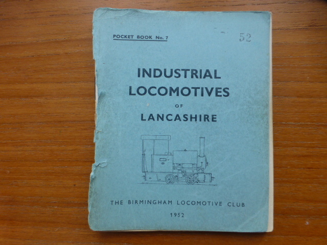 Pocketbook No.7 Lancashire (1952) - Used original