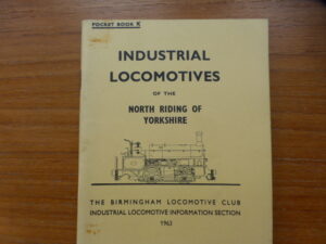 Pocketbook K North Riding of Yorkshire (1963) - Used