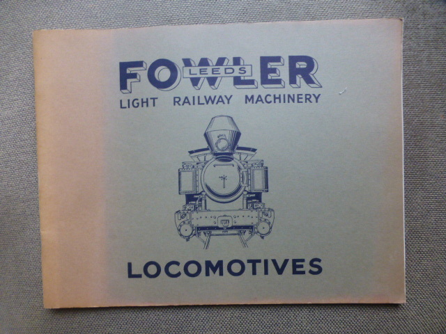 John Fowler Light Railway Machinery Locomotives - Used s