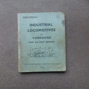 Pocketbook No.8 Yorkshire E and W Ridings (1954) - Used