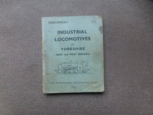 Pocketbook No.8 Yorkshire E and W Ridings (1954) - Used