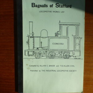 Bagnalls of Stafford Loco Works List 1s1r