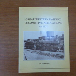 Great Western Railway Locomotive Allocations for 1921