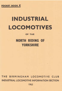 Pocketbook K North Riding of Yorkshire (1963)  reprint