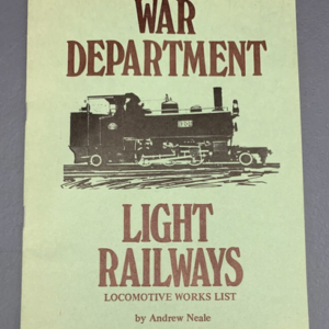 War Department Light Railways Locomotive Works List