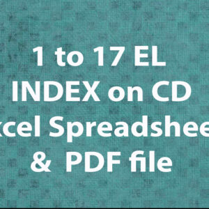 Index to Volumes 1 to 17 of the EL (Existing Locomotives Series) on CD