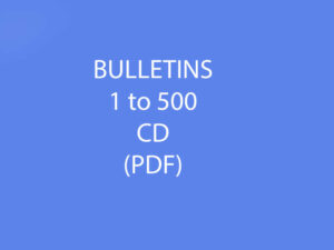 Bulletins 1 to 500 on CD