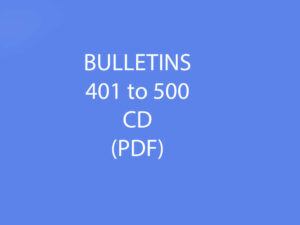 Bulletins 401 to 500 on CD