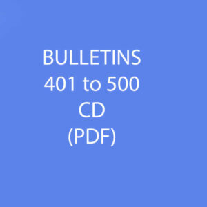 Bulletins 401 to 500 on CD