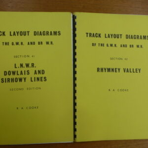 Track Layout Diagrams of the GWR and BR WR - Sections 41 Dowlais 42 Rhymney