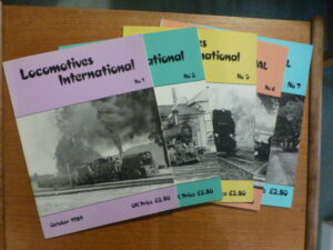 Locomotives International magazines (original) Nos. 1,2,3,4,7